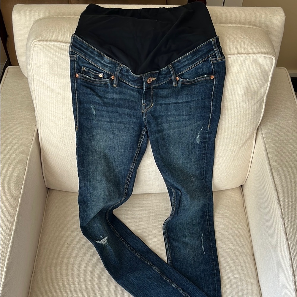 Women's High Waisted Maternity Jeans